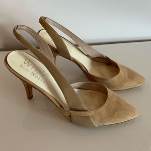 Ron White - leather sling-backs heels